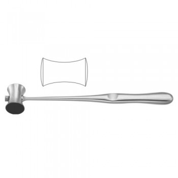 Williger Bone Mallet Lead Filled Stainless Steel, 24 cm - 9 1/2" Head Diameter - Weight 30.0 mm Ø- 400 Grams